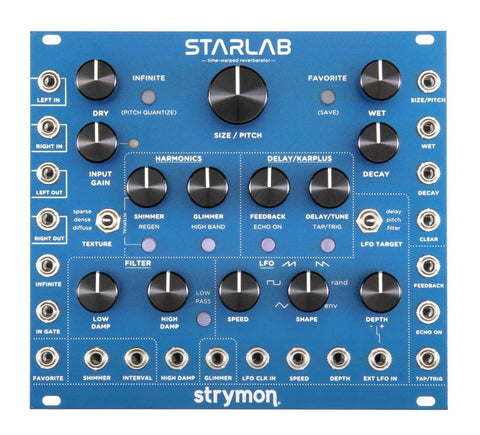 STRYMON PEDAL STARLAB TIME-WARPED REVERBERATOR