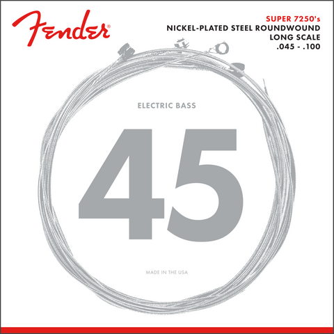 FENDER STRINGS BASS 4-String 7250 45-100 - PickersAlley
