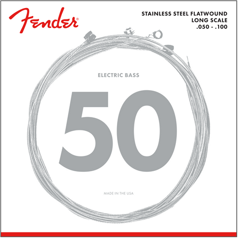 FENDER STRINGS STNLS STL FW LS 9050ML 50-100