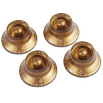GIBSON TOP HAT KNOBS (4) GOLD