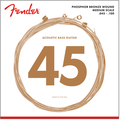 FENDER STRINGS BASS Acoustic 7060 45-100PB - PickersAlley