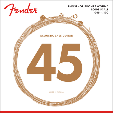 FENDER STRINGS BASS Acoustic 8060 45-100PB - PickersAlley