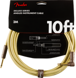 FENDER CABLE DELUXE 10' ANGL INST CBL TWD - PickersAlley