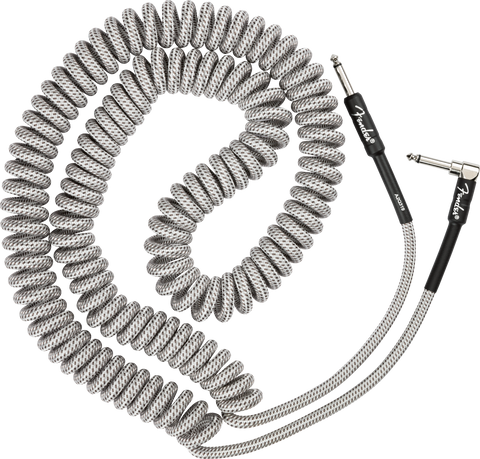 FENDER CABLE PRO COIL 30' WHITE TWEED - PickersAlley