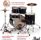 PEARL DRUM SET with 22" Bass Drum RS525SCC31