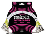 ERNIE BALL CABLES 3PK WHITE - PickersAlley