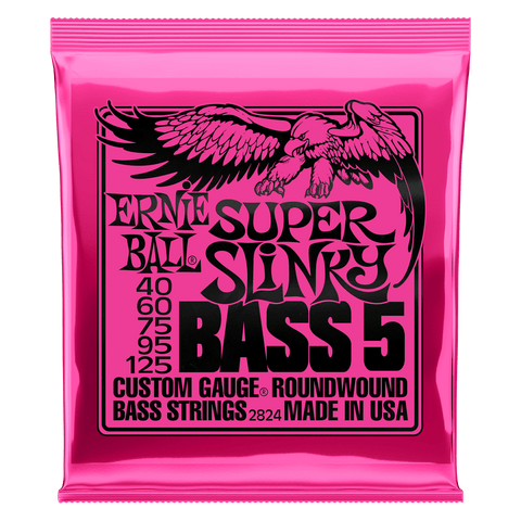 ERNIE BALL STRINGS 5-Str. Bass Slinky 2824 .045-.125