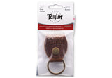 TAYLOR KEY RING W/Pick Holder - Brown Leather - PickersAlley