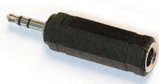 LINK AUDIO 1/4" TRS-F TO 1/8" TRS-M ADAPTOR