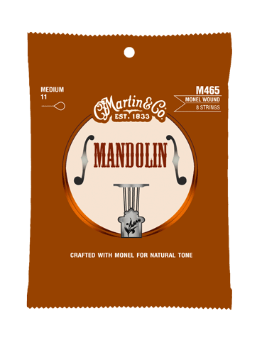 MARTIN STRINGS M465 Mandolin (Monel) Medium - PickersAlley
